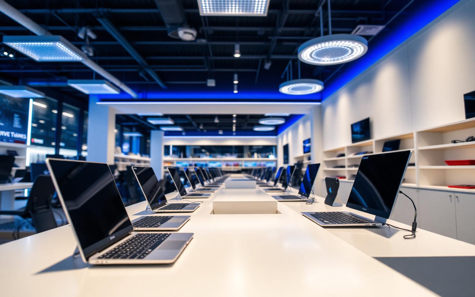Inside the Comptech Computer Centre showroom